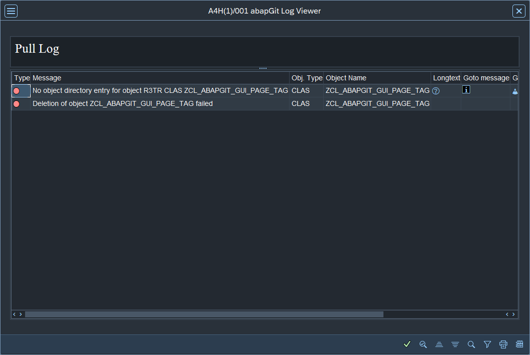 Deletion of object failed CLAS · Issue #5593 · abapGit/abapGit · GitHub