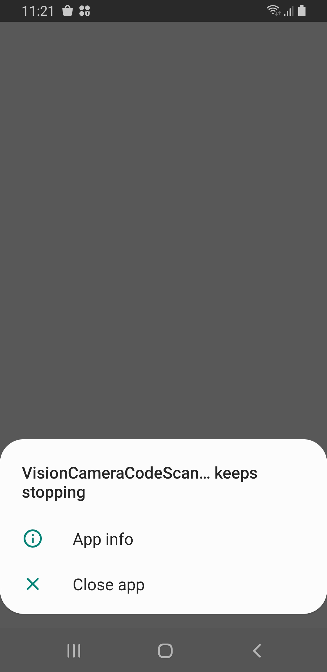 Fix crashing Android Example by hiaw · Pull Request 66 · rodgomesc
