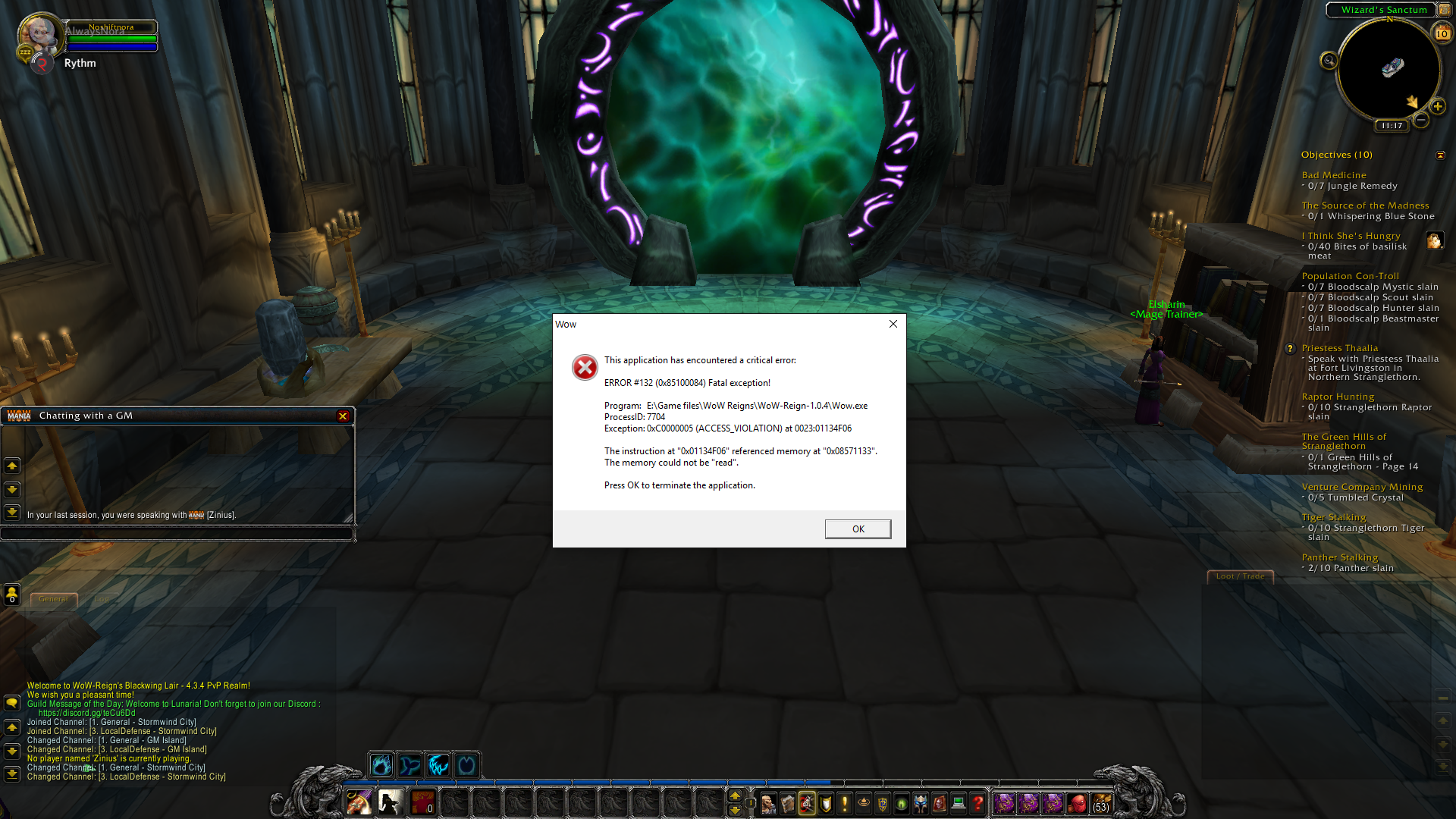 Worgen Druid texture bug and client crash · Issue #3021 · WoWManiaUK ...