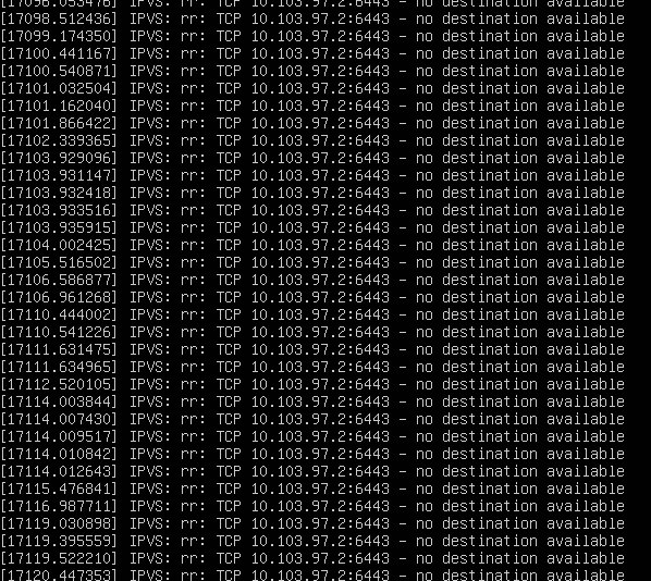 IPVS rr no destination available · Issue #1846 · labring/sealos · GitHub