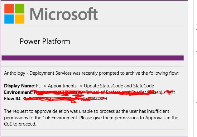 [CoE Starter Kit - BUG] update approval failure mail to admin to ...