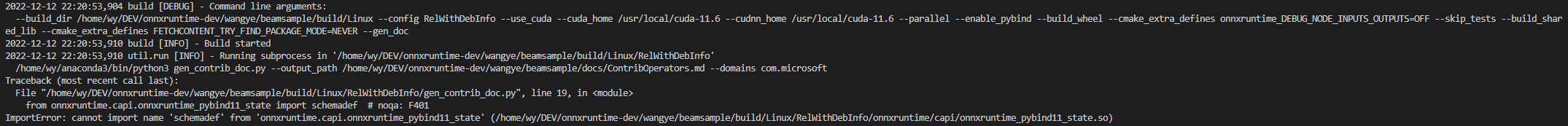 [Build] Main branch build failed with --gen_doc on Linux · Issue #13949 ...