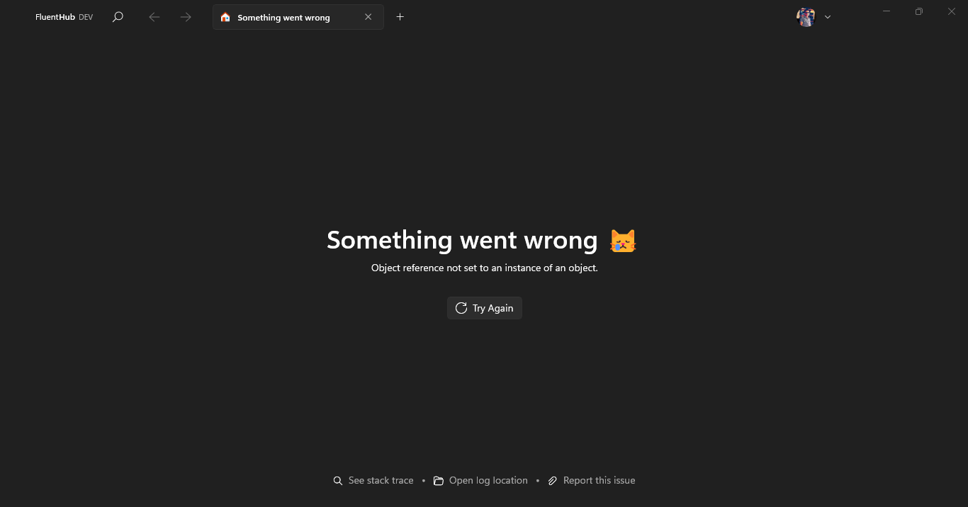 Home Page does not work · Issue #315 · 0x5bfa/FluentHub · GitHub