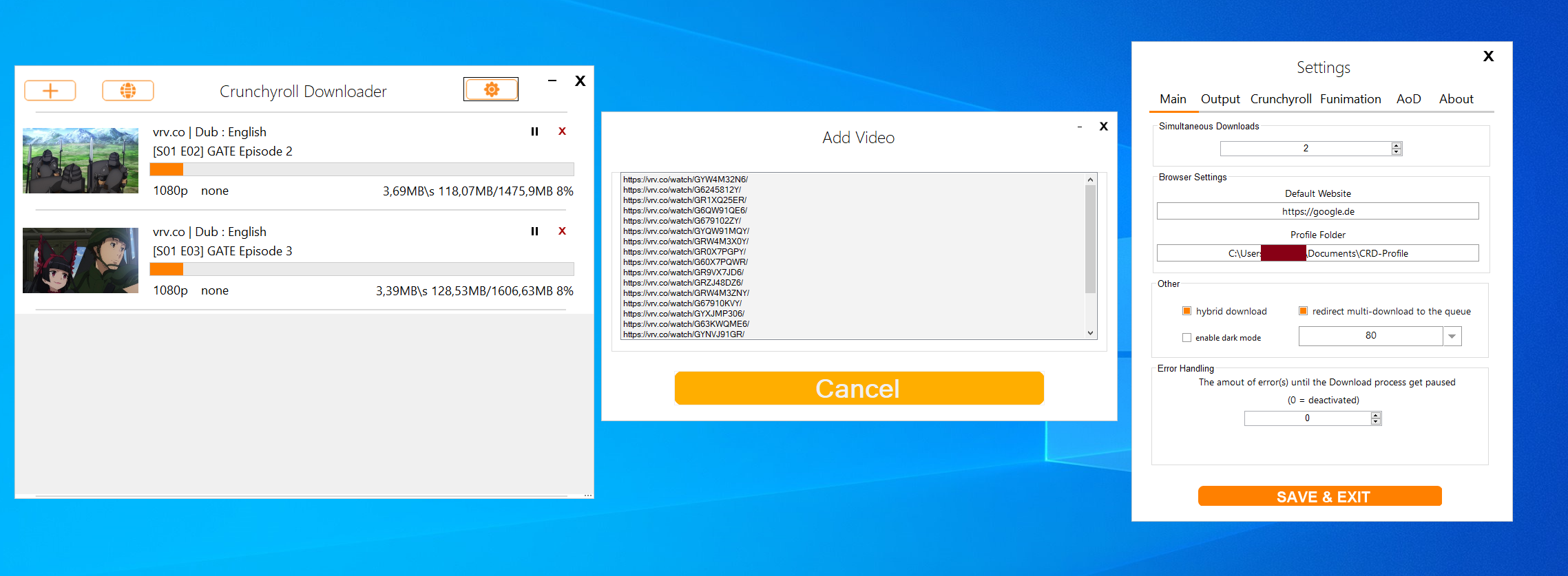 VRV Support · Issue 355 · hama3254/CrunchyrollDownloaderv3.0 · GitHub