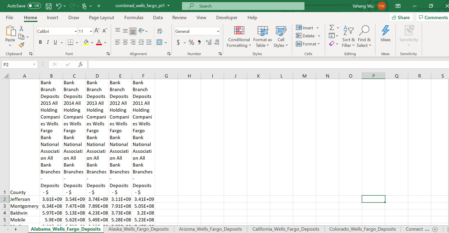 GitHub wuyaheng/VBAloopThroughSheetsAndFormat Extract state from each worksheet tab and add