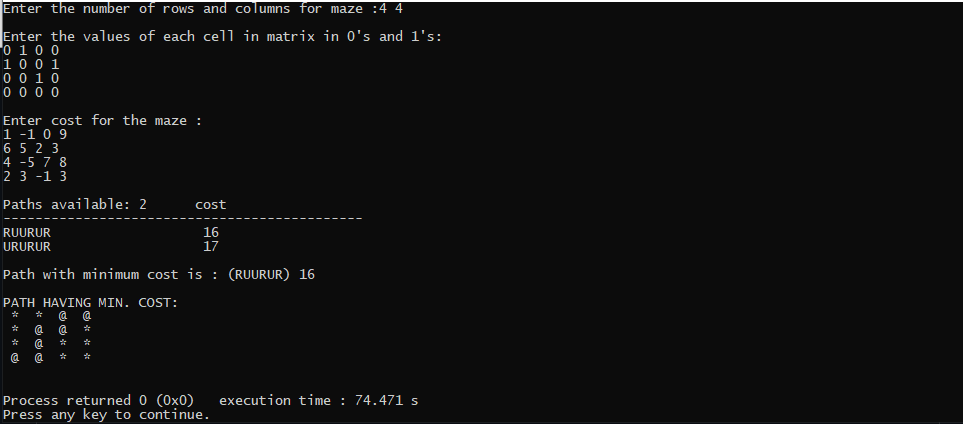 GitHub - thejaswin123/Maze_Problem: Solution for the Question on Maze ...
