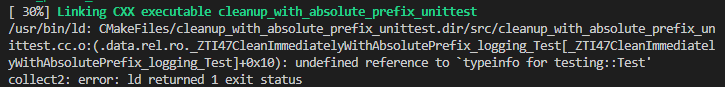 Installing error `typeinfo for testing::Test' · Issue #843 · google ...
