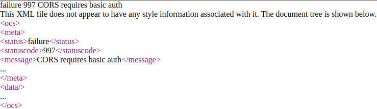 Result Download fails "failure 997 CORS requires basic auth" · Issue ...