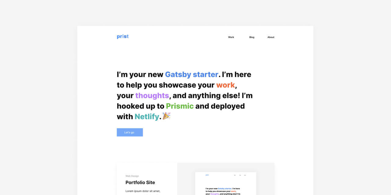 GitHub - turbosnail9/rhodium-test: Gatsby starter for portfolios and ...