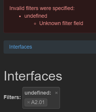 Advanced filter on custom fields don't work · Issue #3390 · nautobot ...