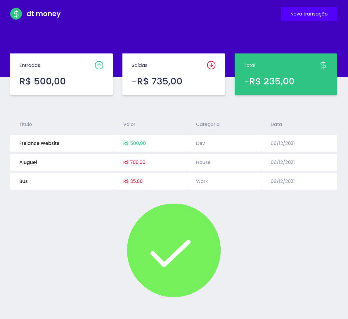 GitHub - auadmendes/dtmoney