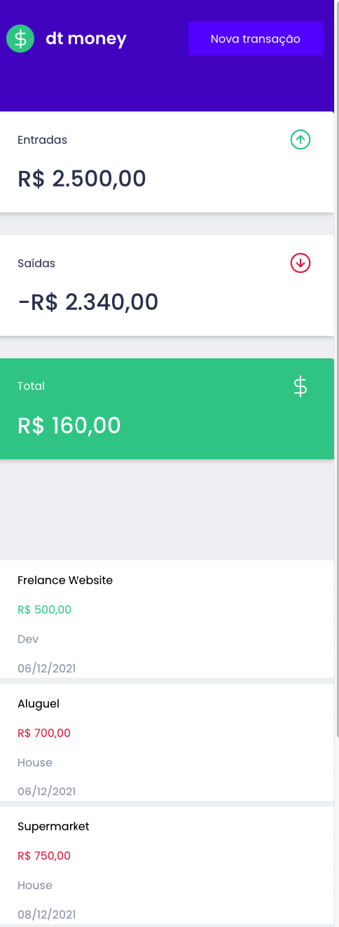 GitHub - auadmendes/dtmoney