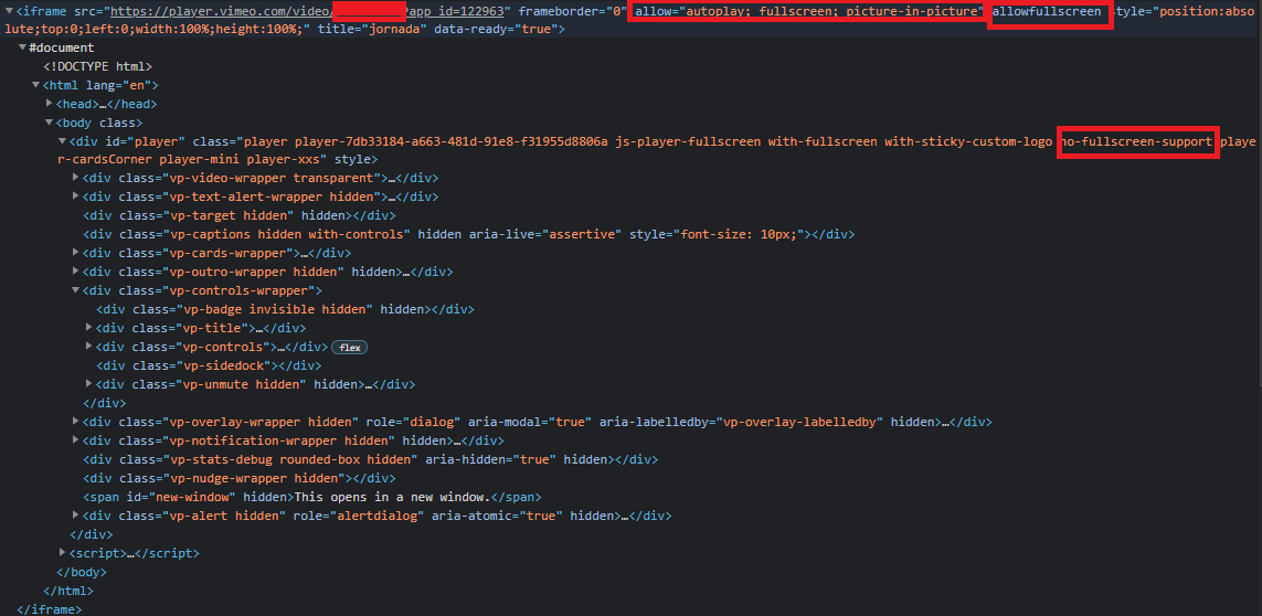 Fullscreen option now showing on Angular Application · Issue #733 ...