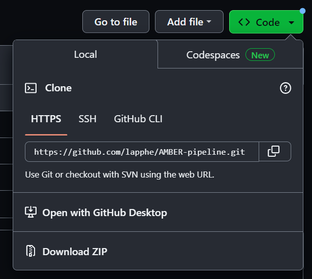 git clone