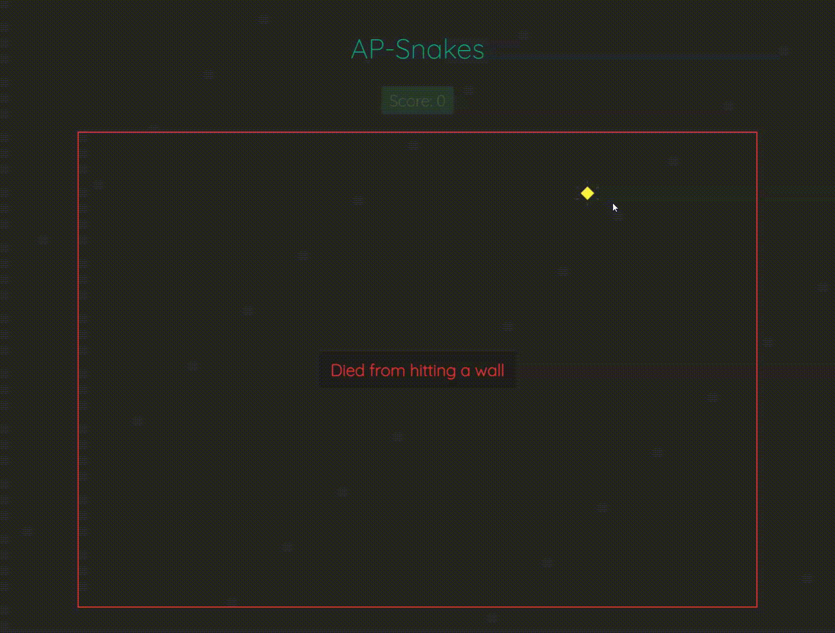 AP Webassebly Snake Game