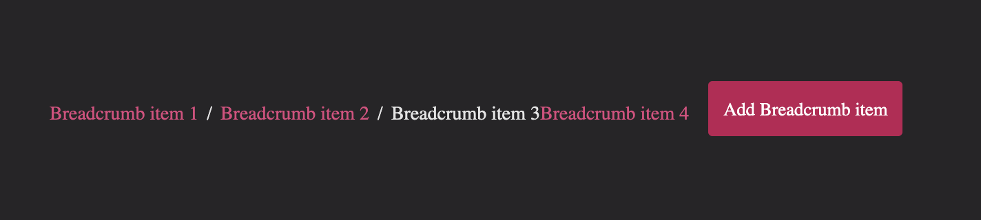 A separator is not added to Breadcrumb item when new one is appended to ...