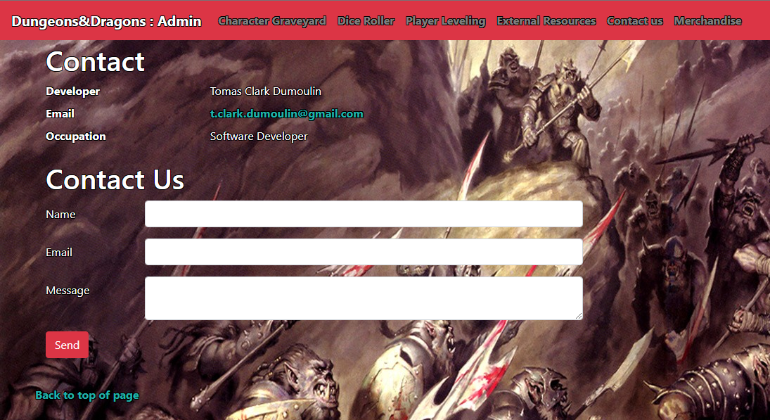 GitHub - T-Clark-D/Dungeons-Dragons: A dungeons and Dragons website ...