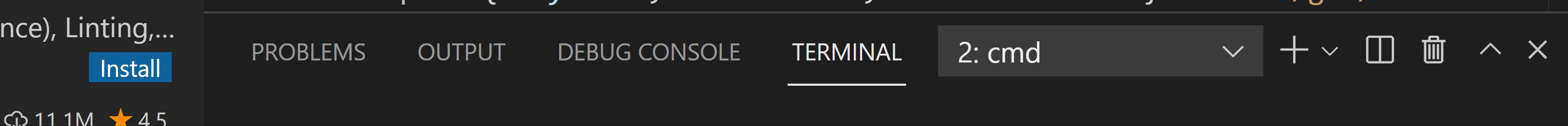 Right-most panel buttons move out of visible area when resizing ...
