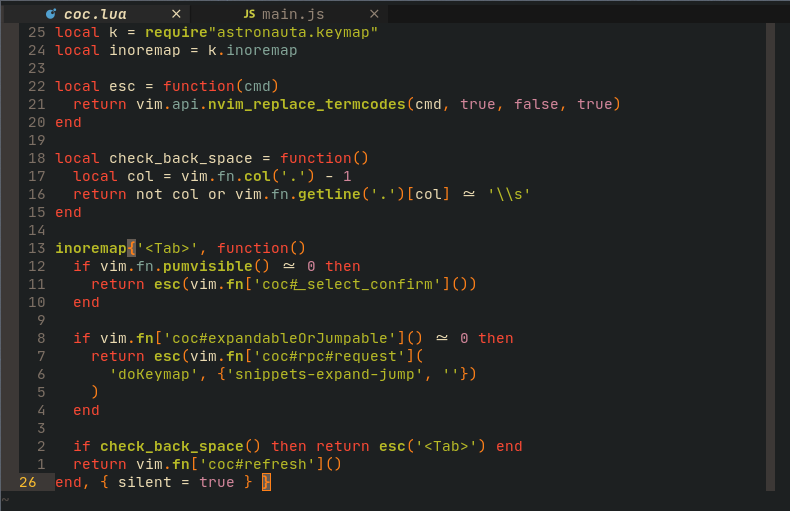 Write configuration in lua · Issue #2863 · neoclide/coc.nvim · GitHub