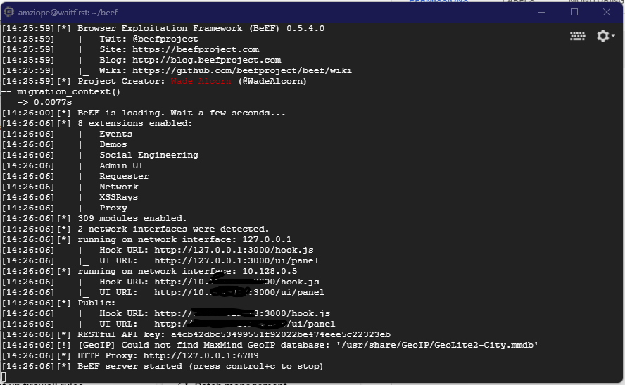 Error loading config file · Issue 2407 · beefproject/beef · GitHub