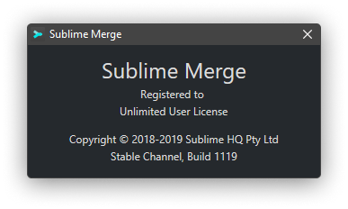 Sublime Merge (Build 1119)