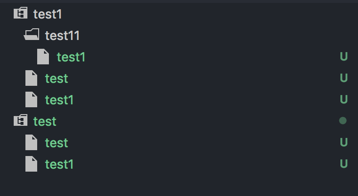 git status highlight does not work in multiple folders after reload ...