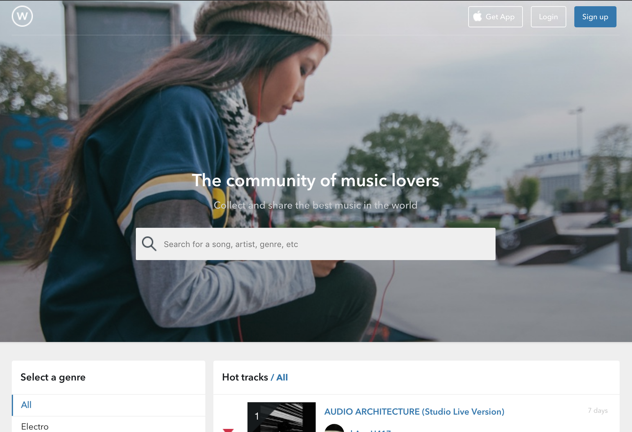 UI/Design/Marketing] Refresh the messaging of the landing page · Issue #182  · openwhyd/openwhyd · GitHub