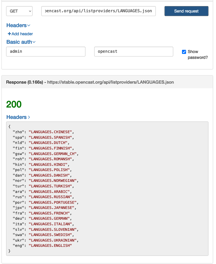 Listproviders API endpoints do now work with Accept header containing API version · Issue 5308