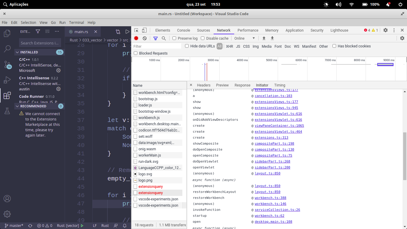 Cannot connect to the Extensions Marketplace · Issue #106369