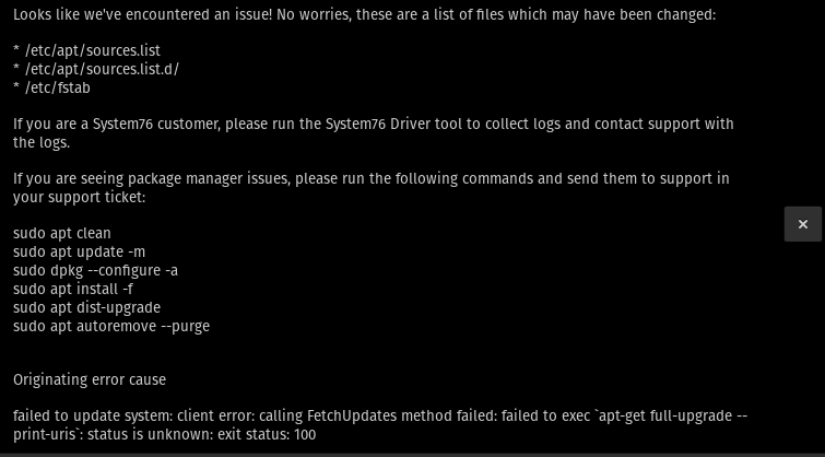 Upgrade from 21.04 to 21.10 failed · Issue #236 · pop-os/upgrade · GitHub