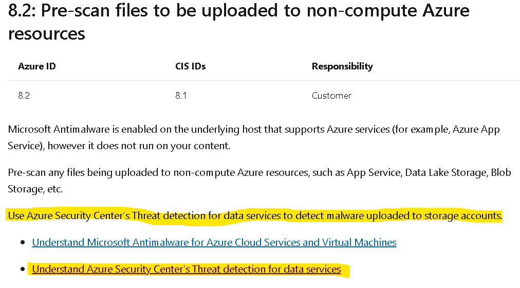 Need Another Option Besides Pre Scan Uploads For Azure Storage Malware Prevention Issue 57211 Microsoftdocs Azure Docs Github