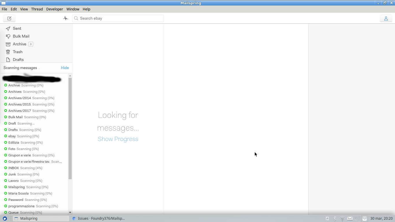 Looking for messages .... No email appear · Issue #794 · Foundry376 ...