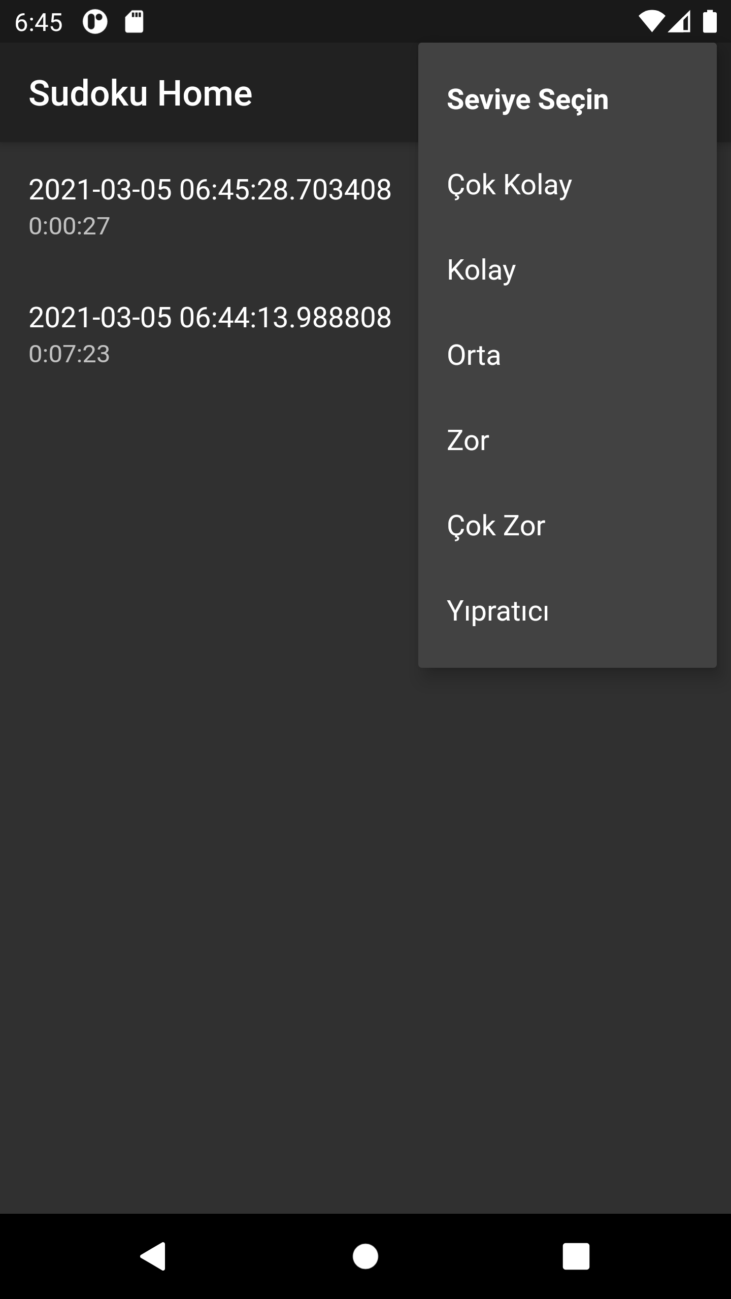 Github Melih4154 Sudoku Game