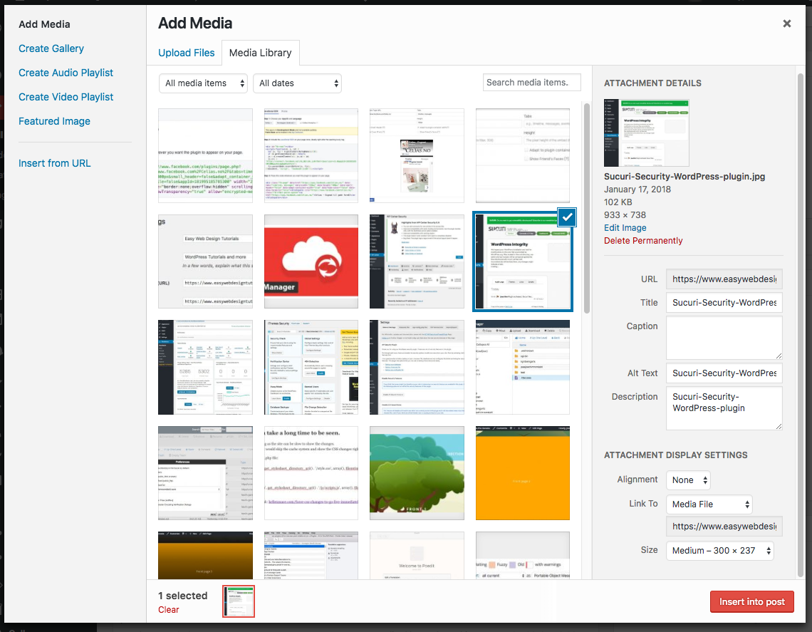 classic-editor-media-library