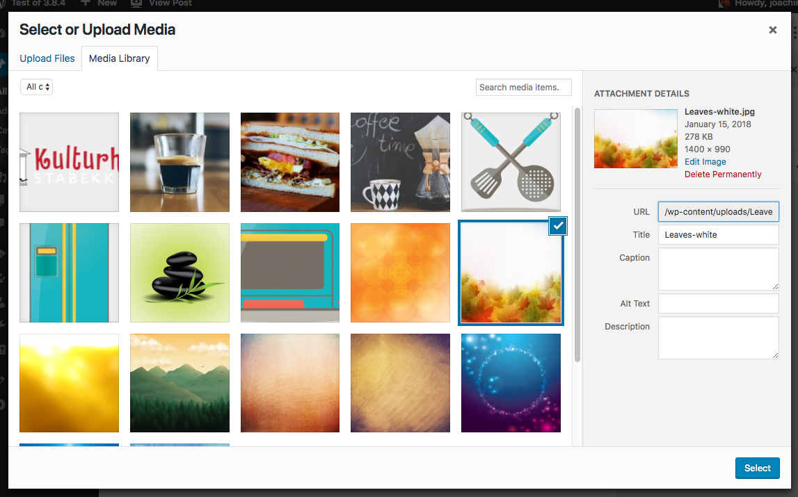 gutenberg-media-library