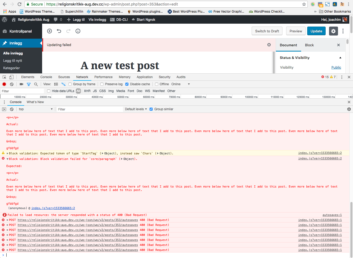 Custom excerpt code that works before Gutenberg but gives an error message after GB is activated