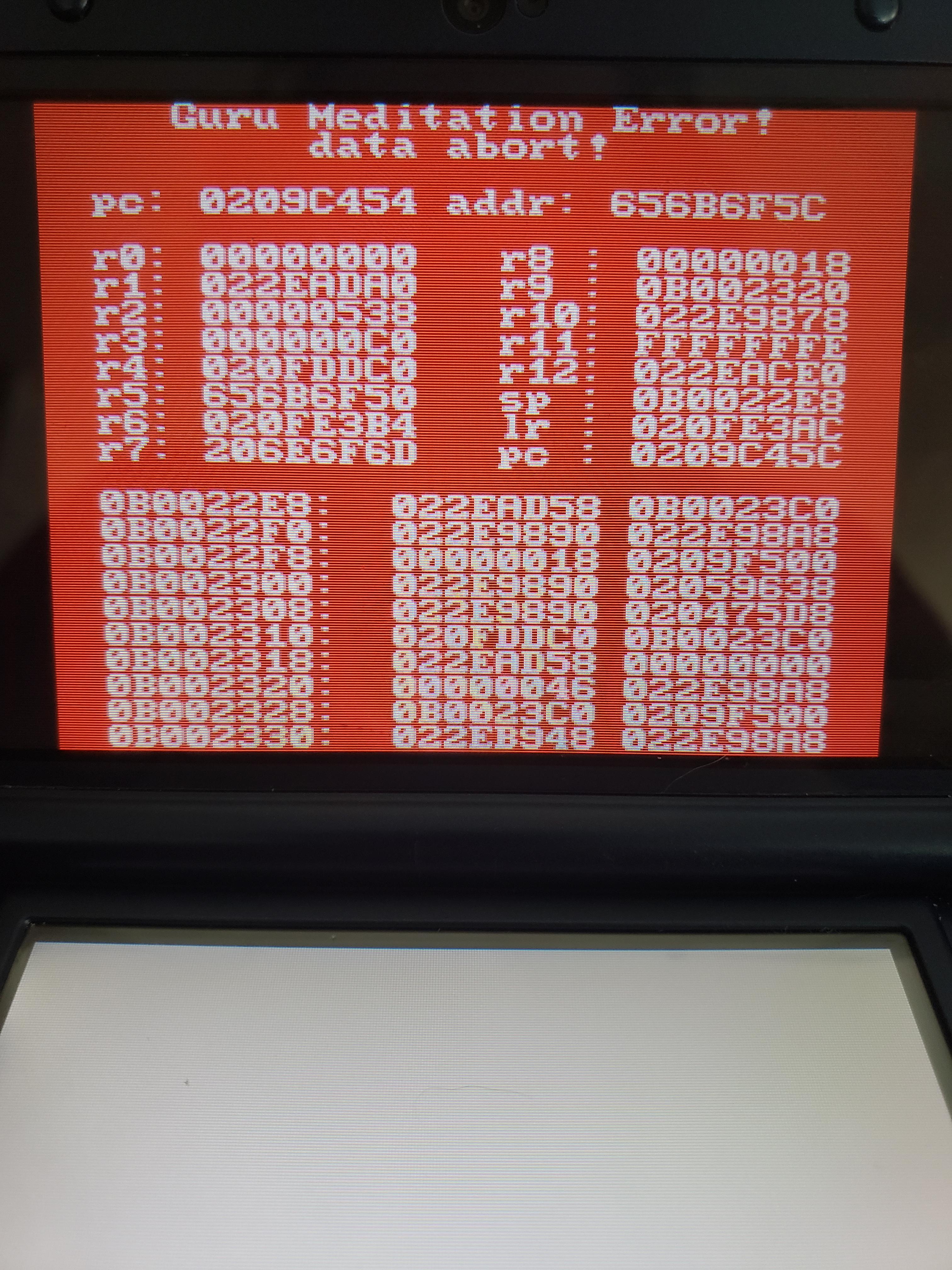 Update to past error, new GM error · Issue 681 · DSHomebrew