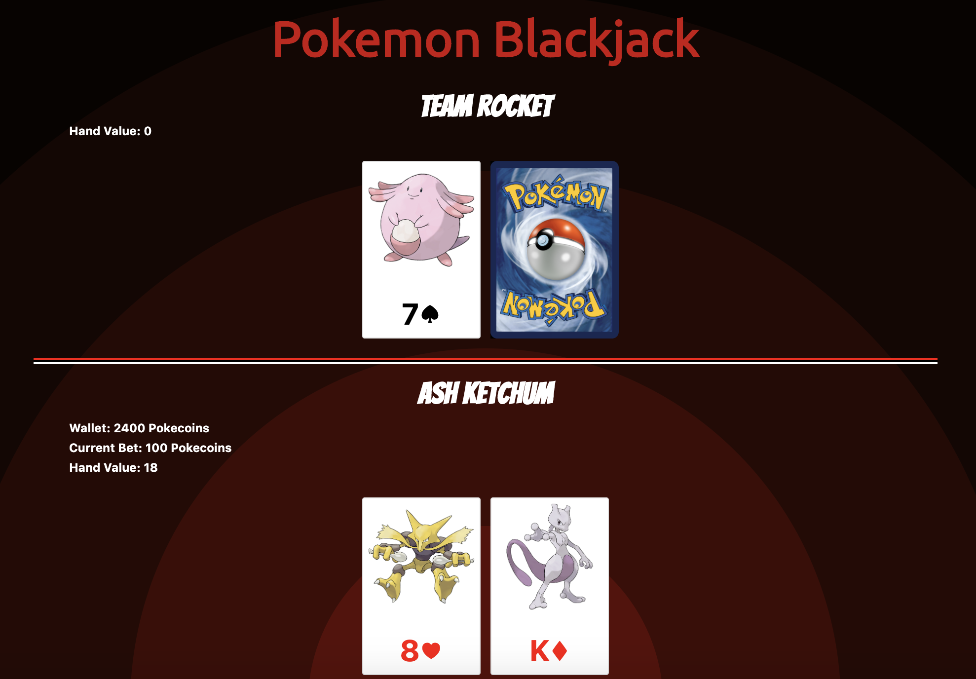 GitHub - jonhuynh05/project1-blackjack: Pokemon Blackjack