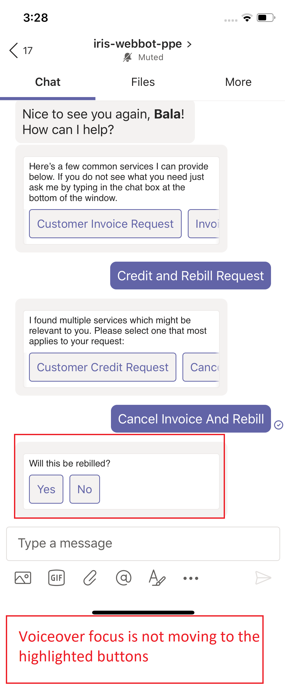 [Screen Readers-Intelligent Support Experience-Start Over]: Voiceover ...