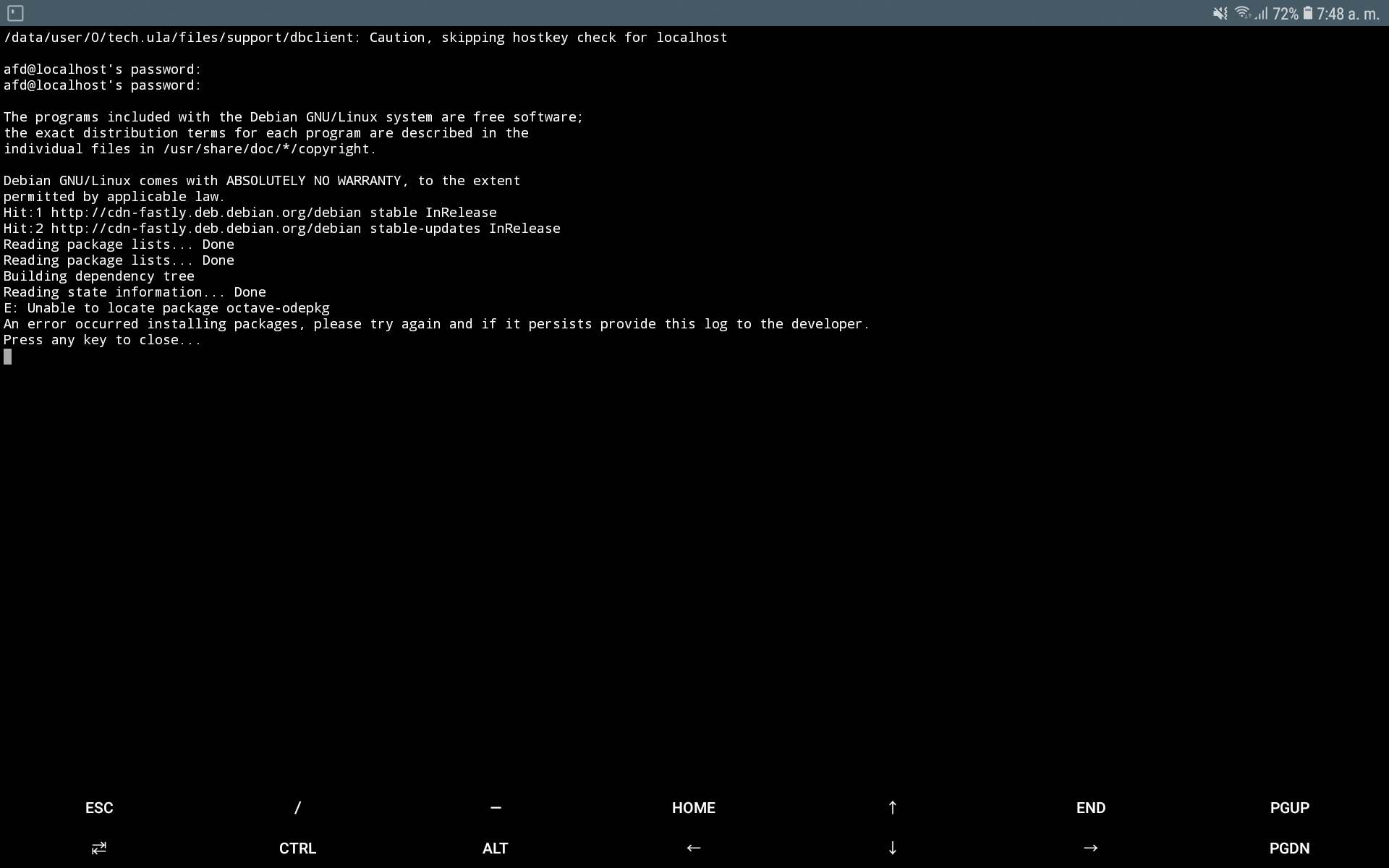 Bug report - [Error on install] · Issue #956 · CypherpunkArmory ...