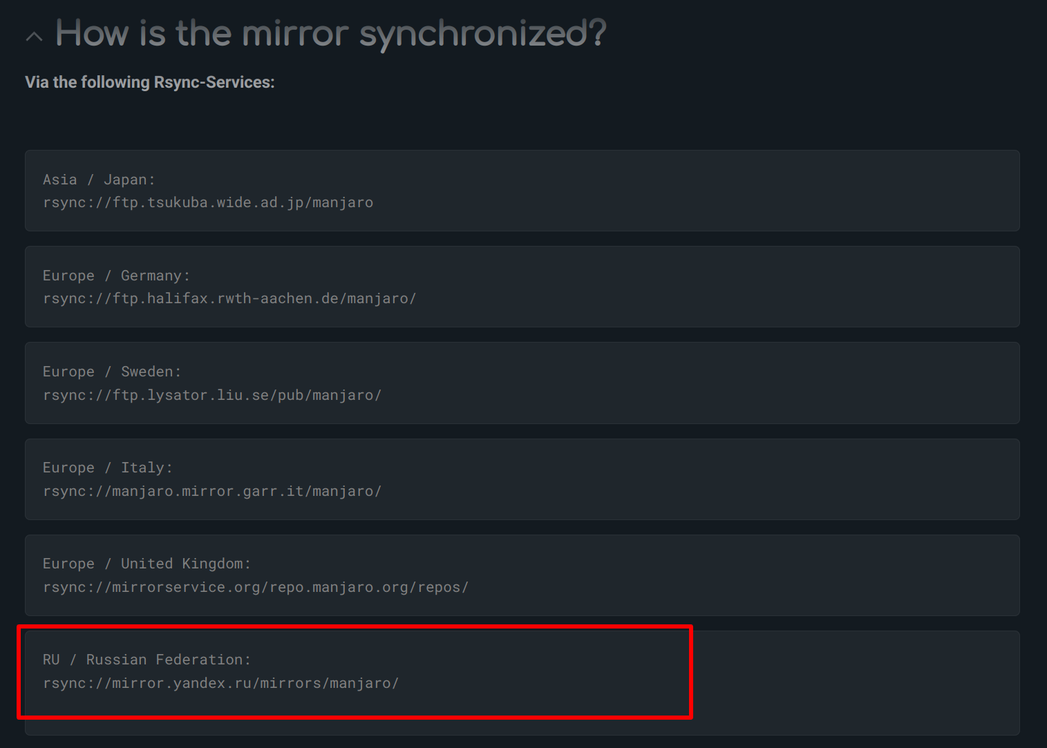Manjaro镜像已经落后100小时 · Issue #297 · sjtug/mirror-requests · GitHub