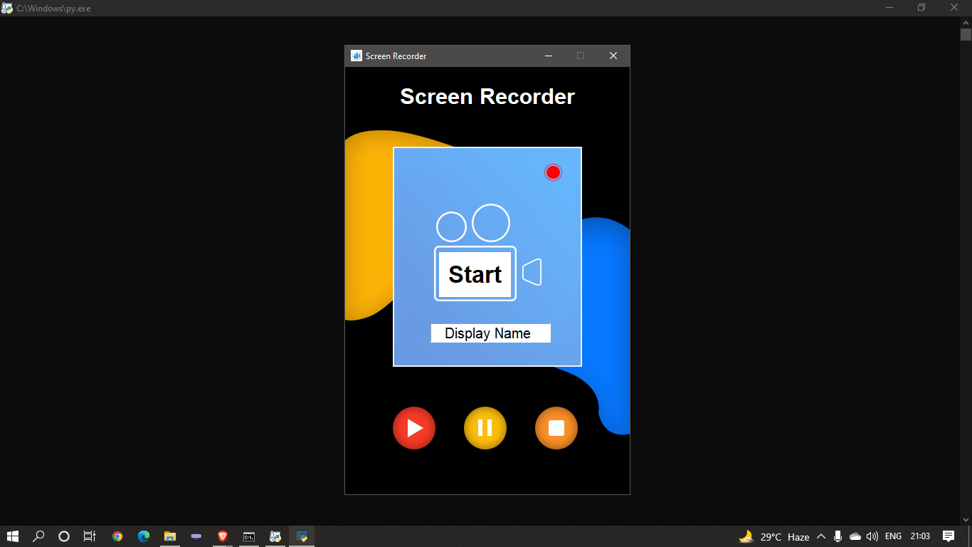 GitHub - Palak-Srivastava/Screen-Recorder