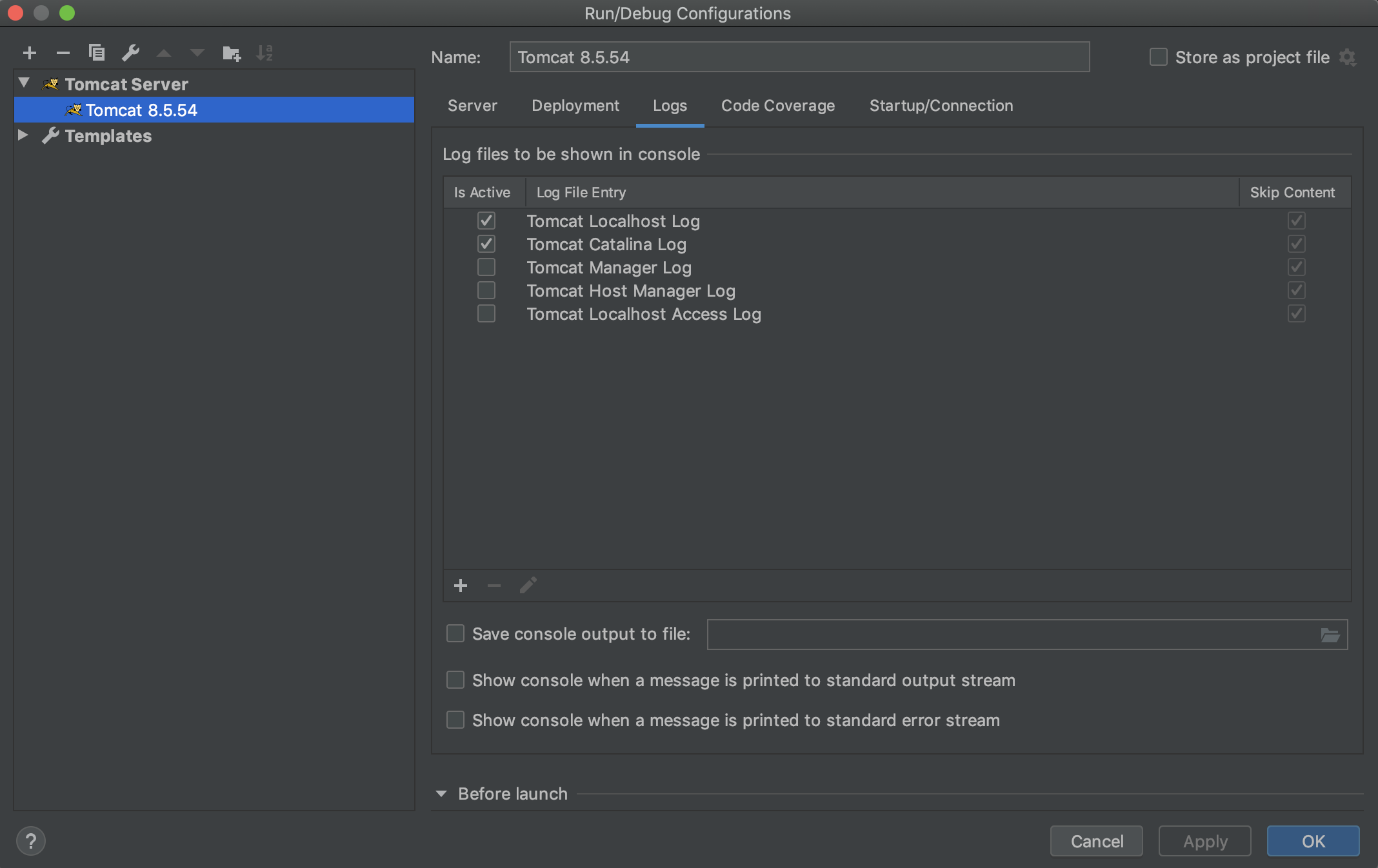 tomcat + IDEA when deploying a project：Artifact TomcatServletStudy:war ...