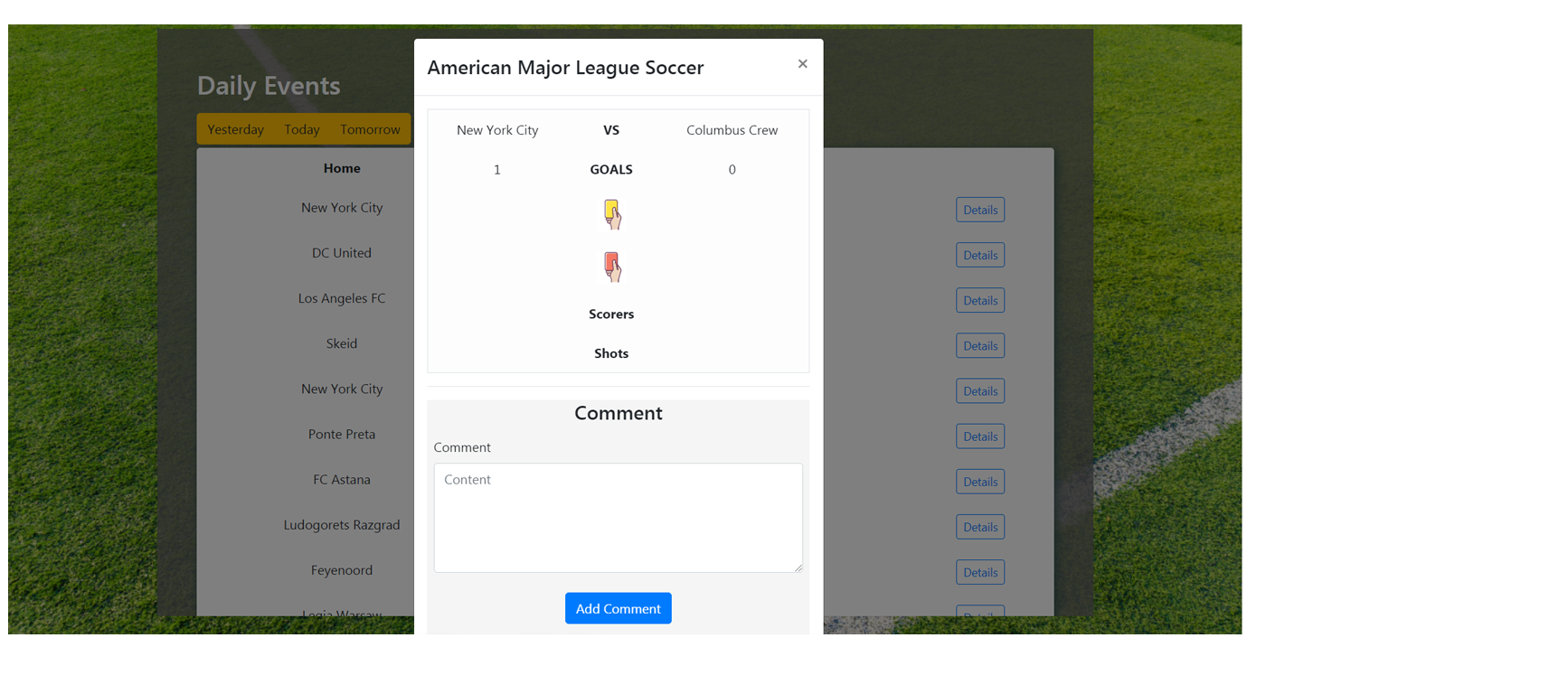 Source Code Website Futscore GitHub - giivanov722/soccer-scores