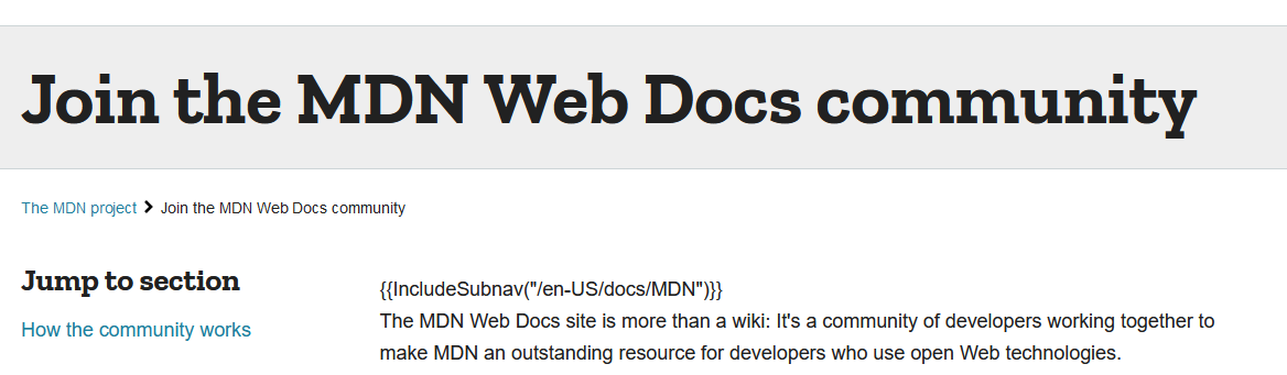 Exposed HTML element in page content · Issue #1586 · mdn/yari · GitHub