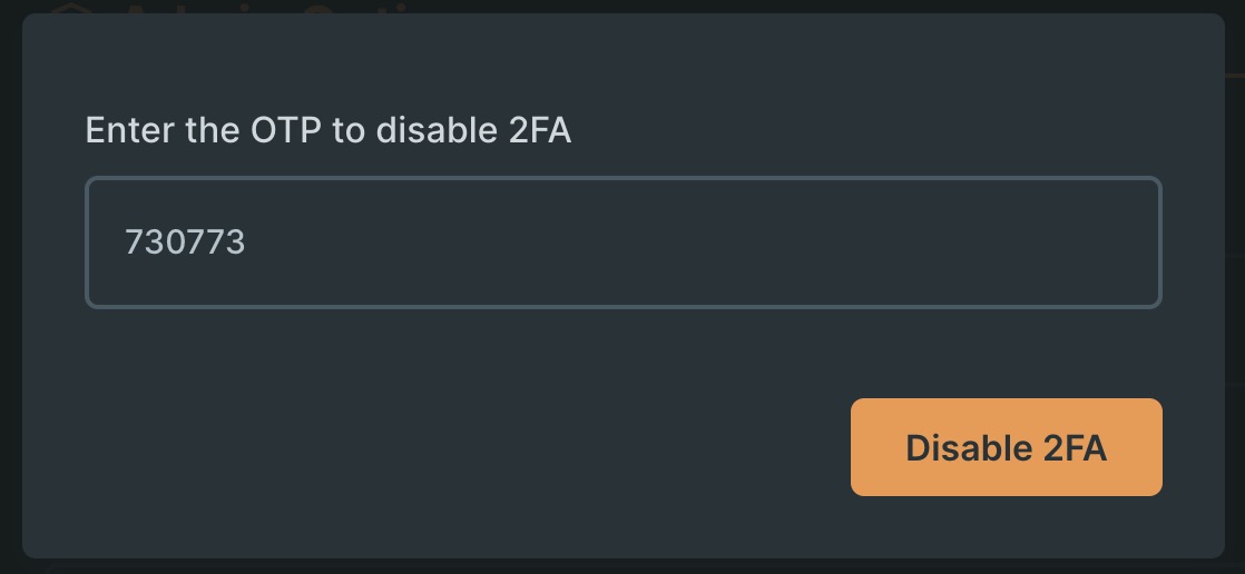 Disabling 2FA not showing errors · Issue #4156 · directus/directus · GitHub