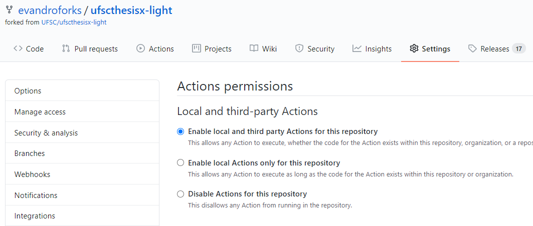 **Non-admin** users are not able to know why actions are not running ...