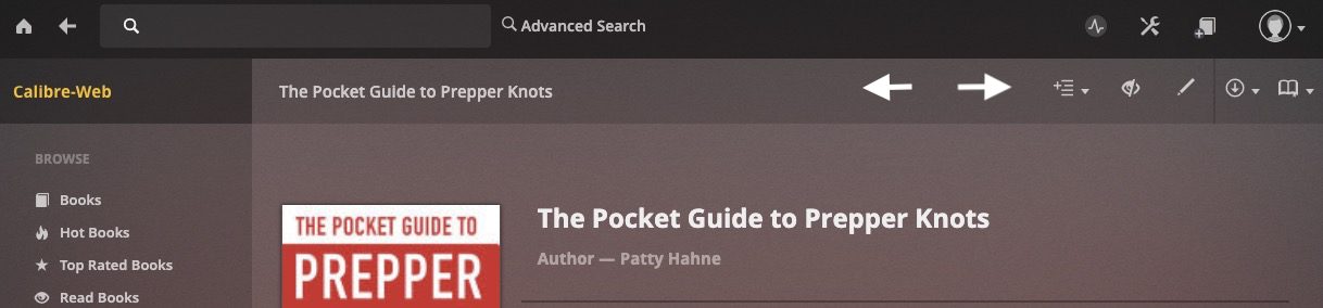 Next and Previous book button · Issue #1884 · janeczku/calibre-web · GitHub