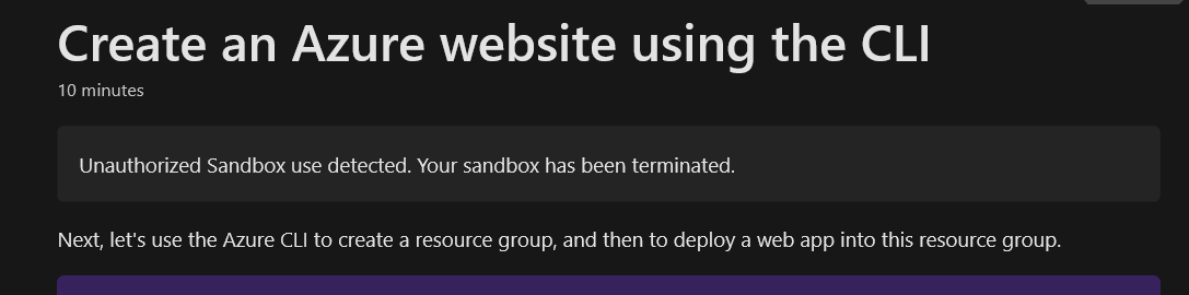 sandbox issue