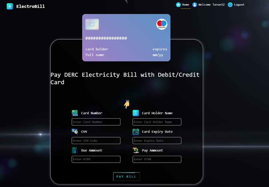 GitHub - tarundhiman85/electricity_management_app: It is a web app that ...